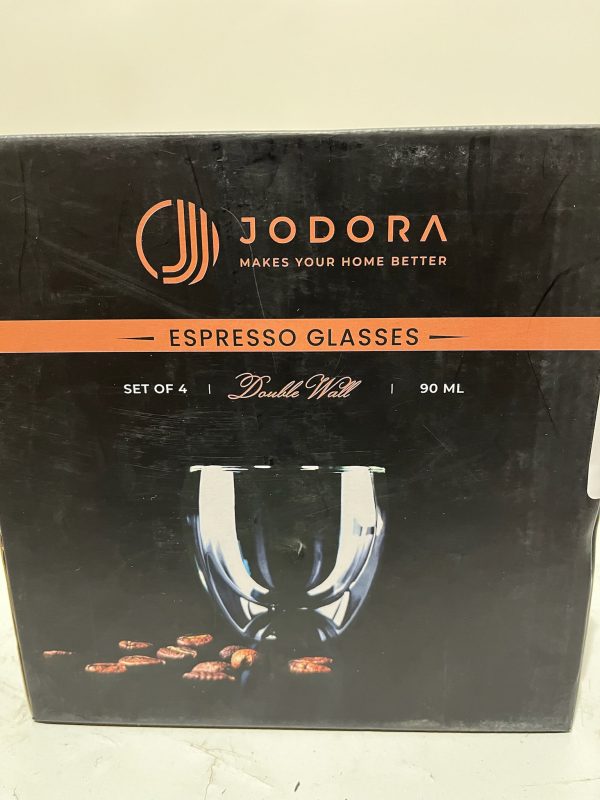 Espresso glazen kopjes Jodora