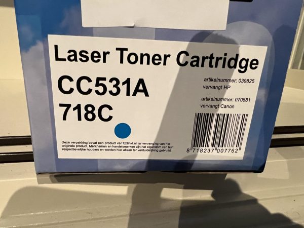 Laser Toner Cartridge 123 inkt (blauw)