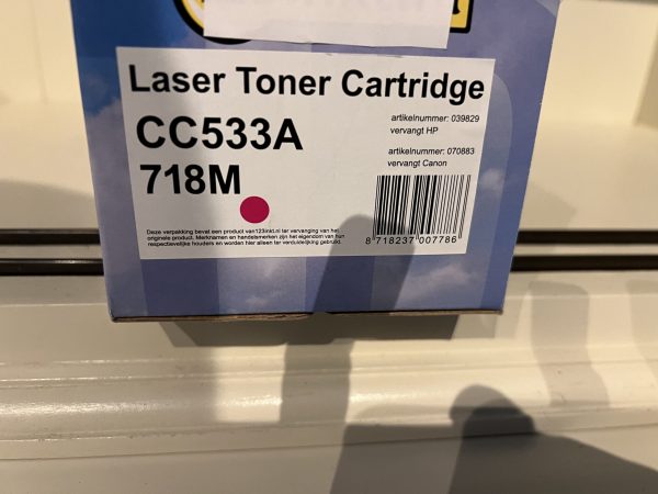 Laser Toner Cartridge 123 inkt (rood)