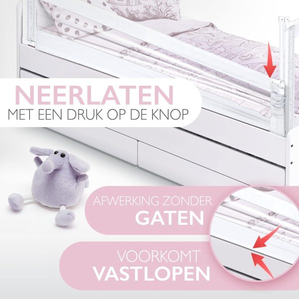 Bedhekje of uitvalbeveiliging Kids Supply maat 150 x 80 - Afbeelding 4