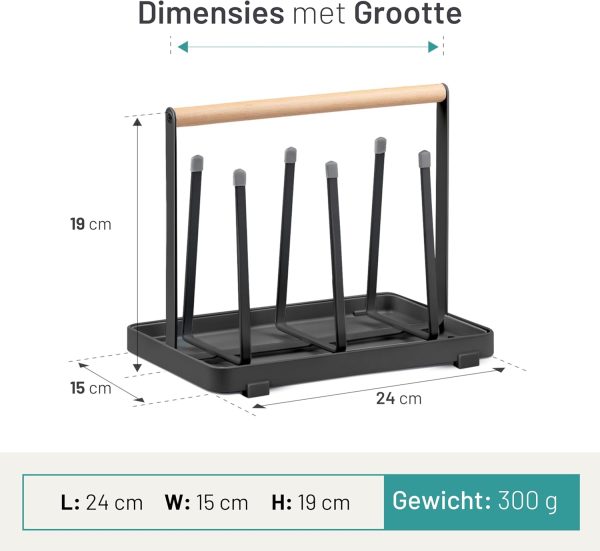 Babyflessenhouder Drippo Zwart - Afbeelding 7