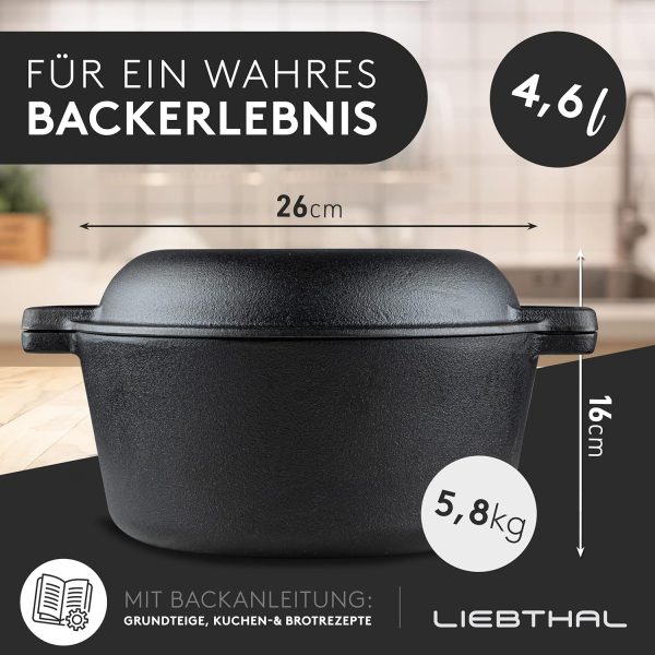 Broodoven  gietijzer braadpan Liebthal - Afbeelding 5