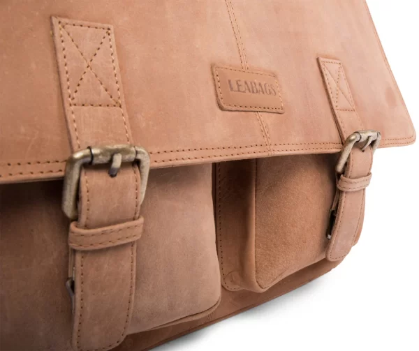 Schouder- laptoptas Leabag - Afbeelding 4