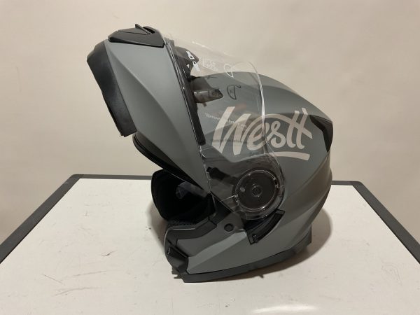 Motorhelm (Grijs) Systeemhelm Westt Maat S (55-56) - Afbeelding 6