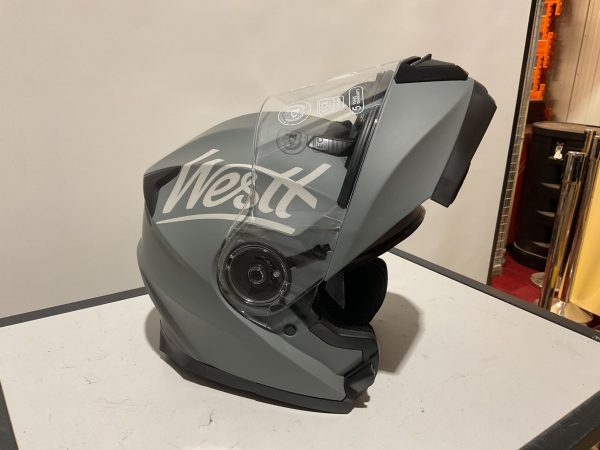 Motorhelm (Grijs) Systeemhelm Westt Maat S (55-56)