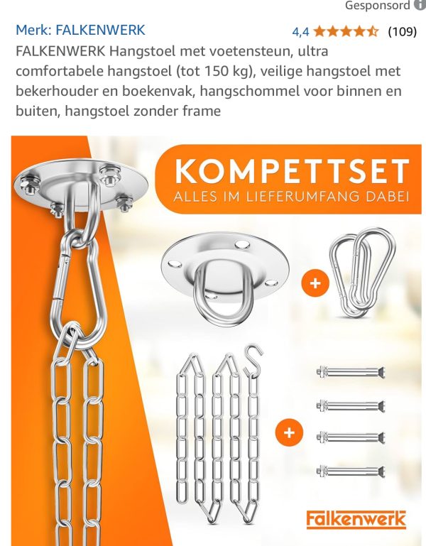 Hangstoel Falkenwerk - Afbeelding 5