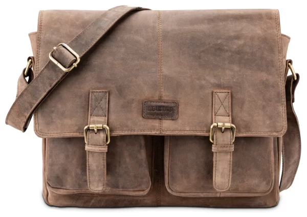 Schouder- laptoptas Leabag