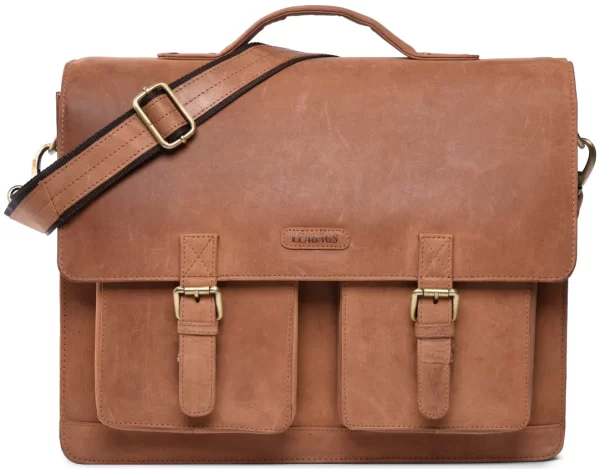 Schouder- laptoptas Leabag