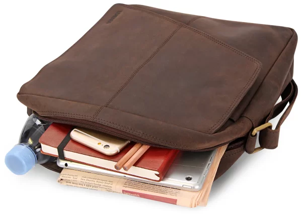 Hand- en schoudertas Leabag - Afbeelding 4