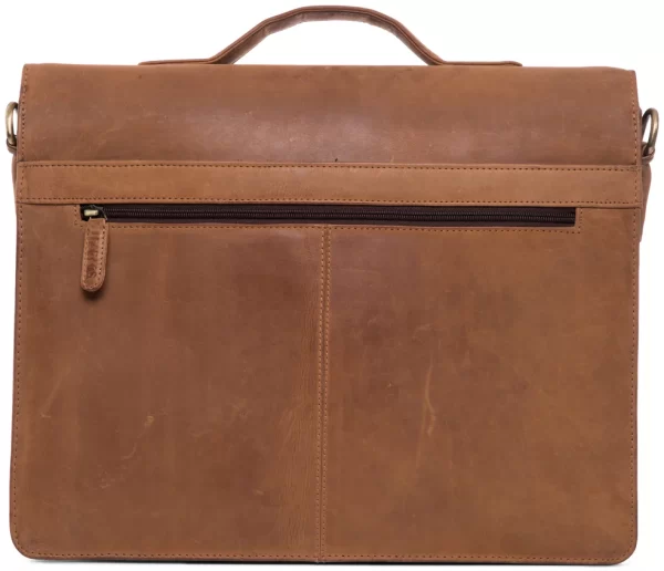Schouder- laptoptas Leabag - Afbeelding 5