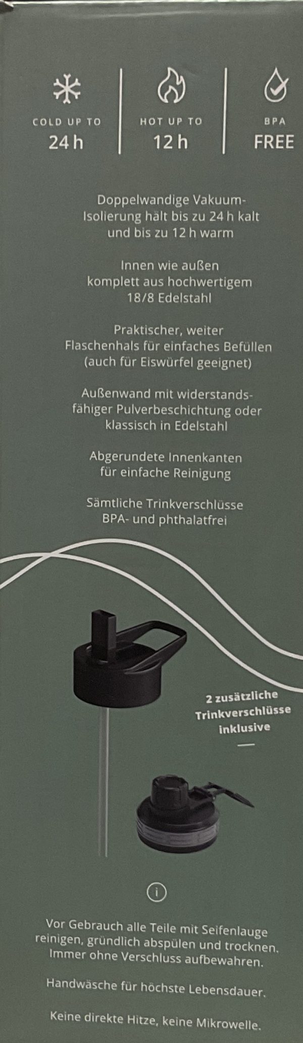 Drinkfles geisoleerd Activeflask - Afbeelding 2