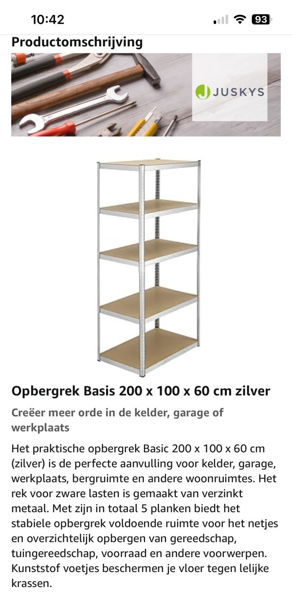 Opbergstelling Jyskus - Afbeelding 3